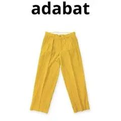 【秋冬物】adabat 日本製　太畝コーデュロイスラックス　76