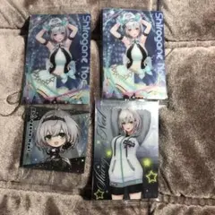 ホロライブウエハースvol.5 白銀ノエル　カード　シール　4点セット