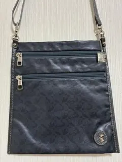 PELLE BORSA ペレボルサ　ショルダーバッグ ダークブルー　ネイビー