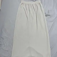 アイボリー ストライプ タイトスカート