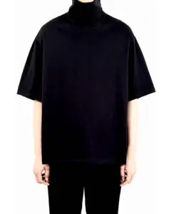 【新品】 LADMUSICIAN 22ss ハイネックビッグTシャツ BLACKのサムネイル