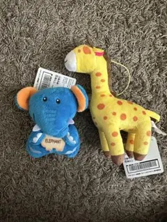 たべっ子どうぶつ ぬいぐるみ ゾウとキリンセット