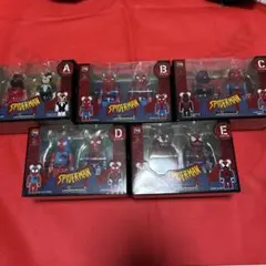 ベアブリック 新品スパイダーマンコンプリートセットペアボックスシリーズABCDE