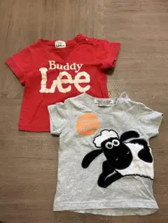 Buddy Lee 赤 Tシャツ & 羊 Tシャツ セット