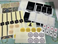 cotta レースヘッダーシールウィリアムモリス　フレーバーシールプリン用シール