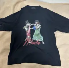 AMNJX HRD Fuck asasin Tシャツ 黒