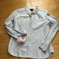 ラルフローレン　水色 シャツ
