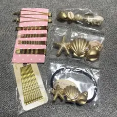 ヘアアクセサリーまとめ売り バレッタ ヘアピン ヘアゴム ヘアクリップ 新品