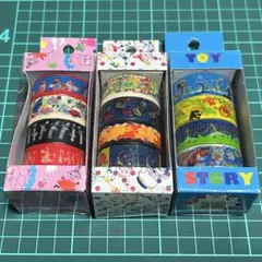 ムーミン・トイストーリーマスキングテープ12個まとめ売り