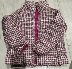 UNIQLO キッズ 中綿ジャケット 花柄 110cm