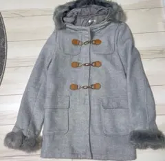 グレー コート フード付き 子供用