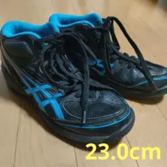 ASICS バスケットボールシューズ ブラック/ブルー