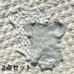 petit main 半袖ボディスーツ 70サイズ 2枚セット