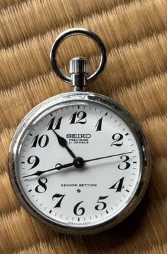 動輪ロゴ】SEIKO精工舎諏訪懐中時計 7550−001D下げ紐新品 - メルカリ