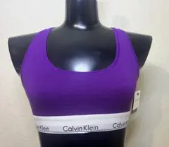 新品未使用・ハンガー付き】カルバンクライン ブラトップ パープル Lサイズのサムネイル