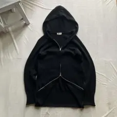美品 24SS AP STUDIO ギマコットンフーディ ダブルジップ シアー