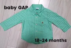 baby GAP チェック柄シャツ 18-24ヶ月