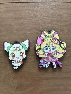 きみとアイドルプリキュア　ラバーキーホルダー 2個セット