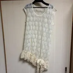 アイボリー レース タンクトップ　インゲボルグのサムネイル