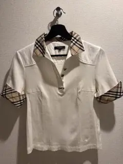 BURBERRY London 半袖ポロシャツ 4 ホワイト