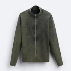 【即完売】ZARA ドライバーズニット ウォッシュ加工のサムネイル