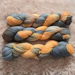 オーストラリア産ウール　毛糸　編み物　マルチカラー　300g