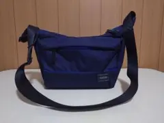 【良品】ポーター ムース　ショルダーバッグ ネイビー　S