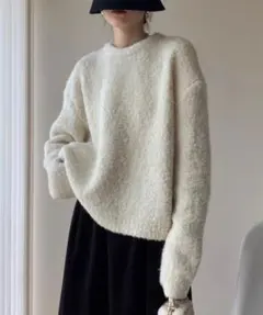 【新品未使用】Doux Belle メランジ起毛ニットセーター ニットのサムネイル