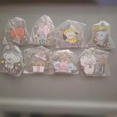 BTS BT21ガチャ アクリルチェーンセット