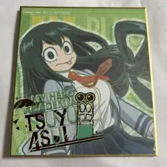 蛙吹梅雨 クリアカード ヒロアカ展 蛙吹梅雨つゆちゃんヒロアカ原画展箔押しクリアカードフレーク