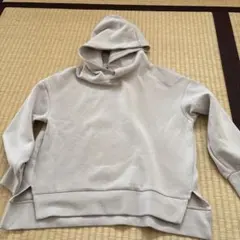 GU フード付きパーカー ライトグレー