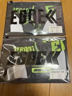 即完売品 EGDE REBOOT ボクサーパンツ サイズL 4枚セット 即完売品 EGDE REBOOT他 ボクサーパンツ2枚セット サイズXL