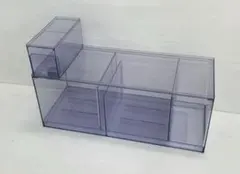 オールガラス特注600ｘ200ｘ200㎜ 5室水槽 仕切り板付 ブラック オールガラス特注600x200x200㎜ 5室水槽 仕切り板付 ブラック