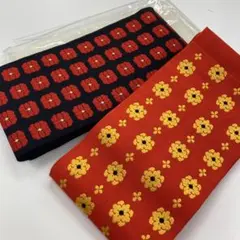 半幅帯 2本セット 花柄【180】のサムネイル