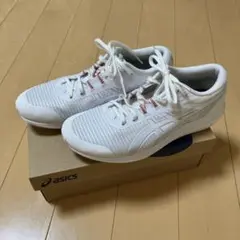 asics ランニングシューズ 24.0cm ホワイト