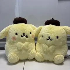 ポムポムプリン　まるまるおすわり超BIG ぬいぐるみ　全２種セット
