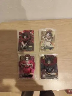 一番くじ キングダム E賞 ACLLECT 4種　龐煖　河了貂　蒙恬　王翦