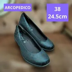 【ARCOPEDICO】【38 24.5cm】【ブラウン】パンプス