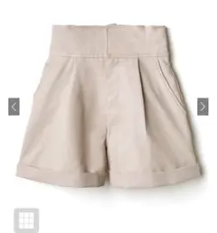 GRLレザーショートパンツ[tu88] アイボリー　M