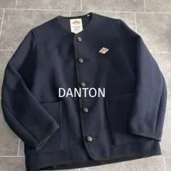 人気⭐︎ダントン　ウールモッサ　ノーカラー　ジャケット