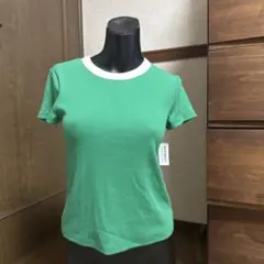 OLD NAVY 半袖 リブTシャツ グリーンのサムネイル