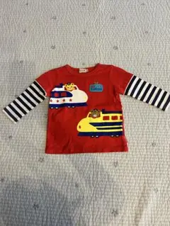 MIKI HOUSE ミキハウス 長袖Tシャツ 電車 80cm