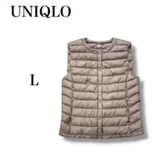 『ユニクロ』 ウルトラライトダウンベスト 【L】 シンプル