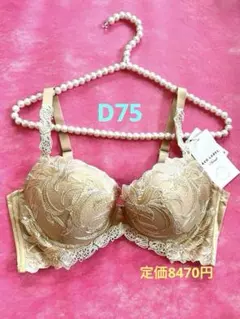 新品　トリンプ　ブラジャー　D75上級ライン　レッドレーベル　上品　豪華レース