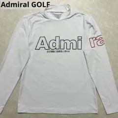 新品 ロアーガンズ AddElm モックネック 長袖カットソー M相当 青系