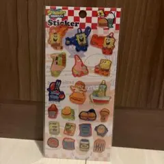 スポンジ・ボブ　ステッカー　ぷっくりシール　プラザ