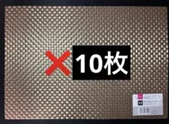 ゴールド　抗菌ランチョンマット 10枚セット 痛バ 缶バッジ　ダイソーのサムネイル