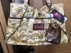 新品未使用 完売品 レア HbG キャラクター柄 ショルダーバッグ
