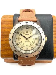 f4201 TIMEX タイメックス 腕時計 デイト 動作未確認のサムネイル