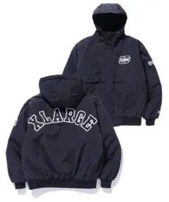 XLARGE ブラックダウンジャケット